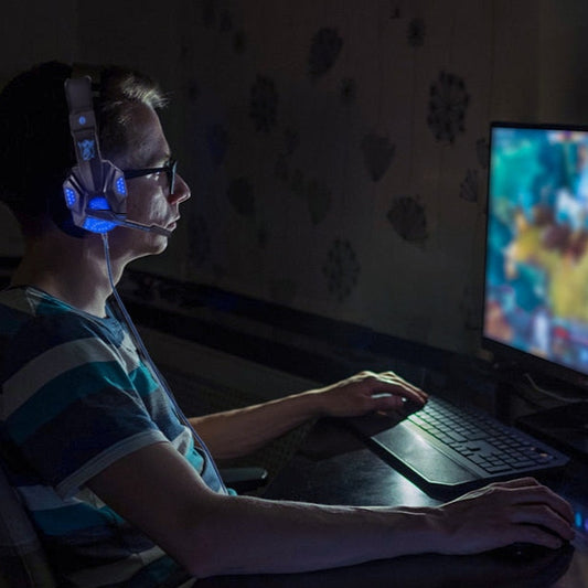 Led Light Wired Gamer Headset